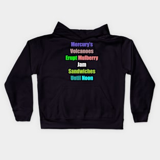 Mercury's Volcnoes Erupt Mullberry Jam Sandwiches Until Noon Kids Hoodie